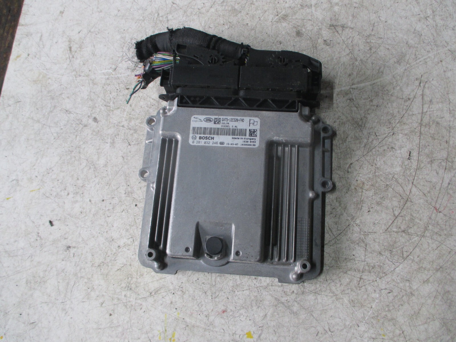 JAGUAR XE X760 2016 2.0 DIESEL ENGINE ECU GX7312C520FAD