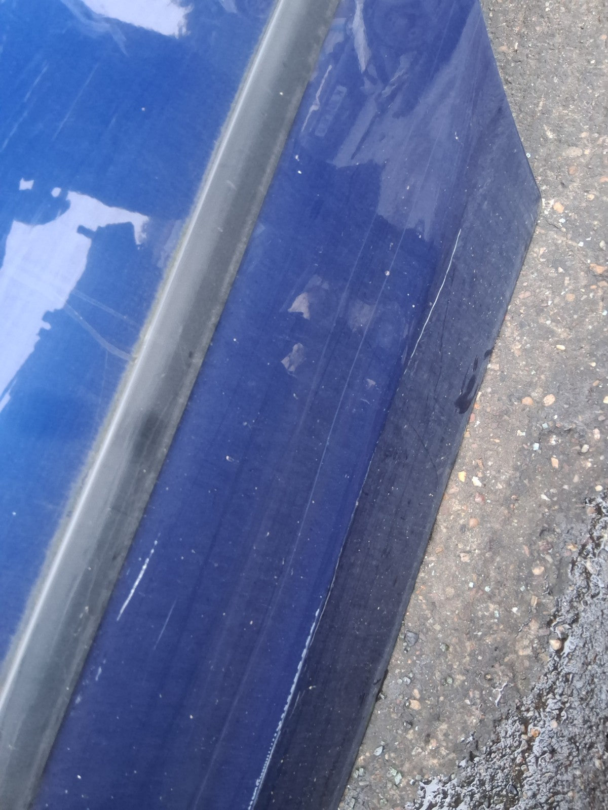 2005 VAUXHALL CORSA C NSR PASSENGER SIDE REAR LEFT COMPLETE DOOR BLUE