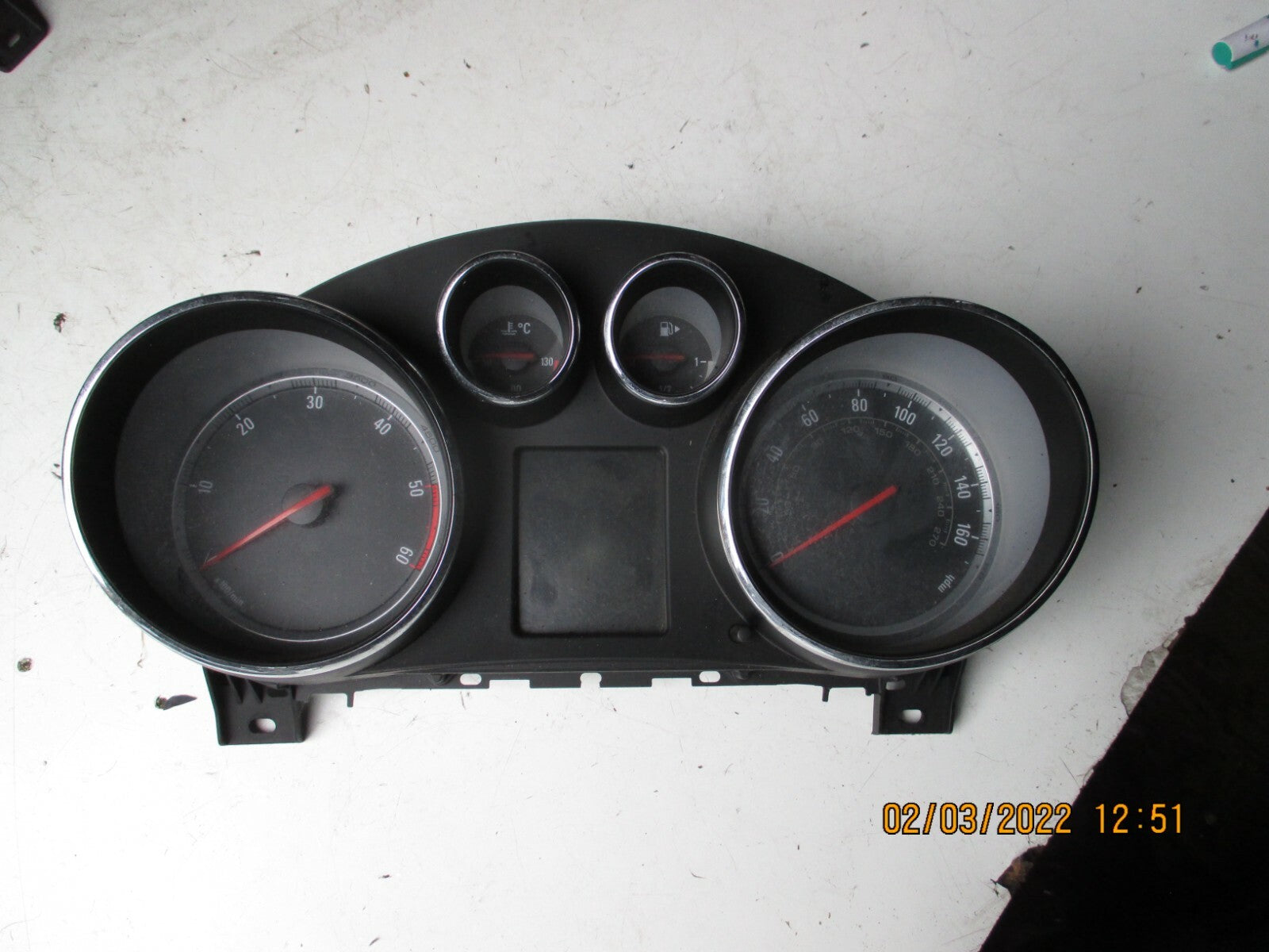 VAUXHALL INSIGNIA 2.0 CDTI INSTRUMENT CLUSTER SPEEDO CLOCKS METER 12844140 EK