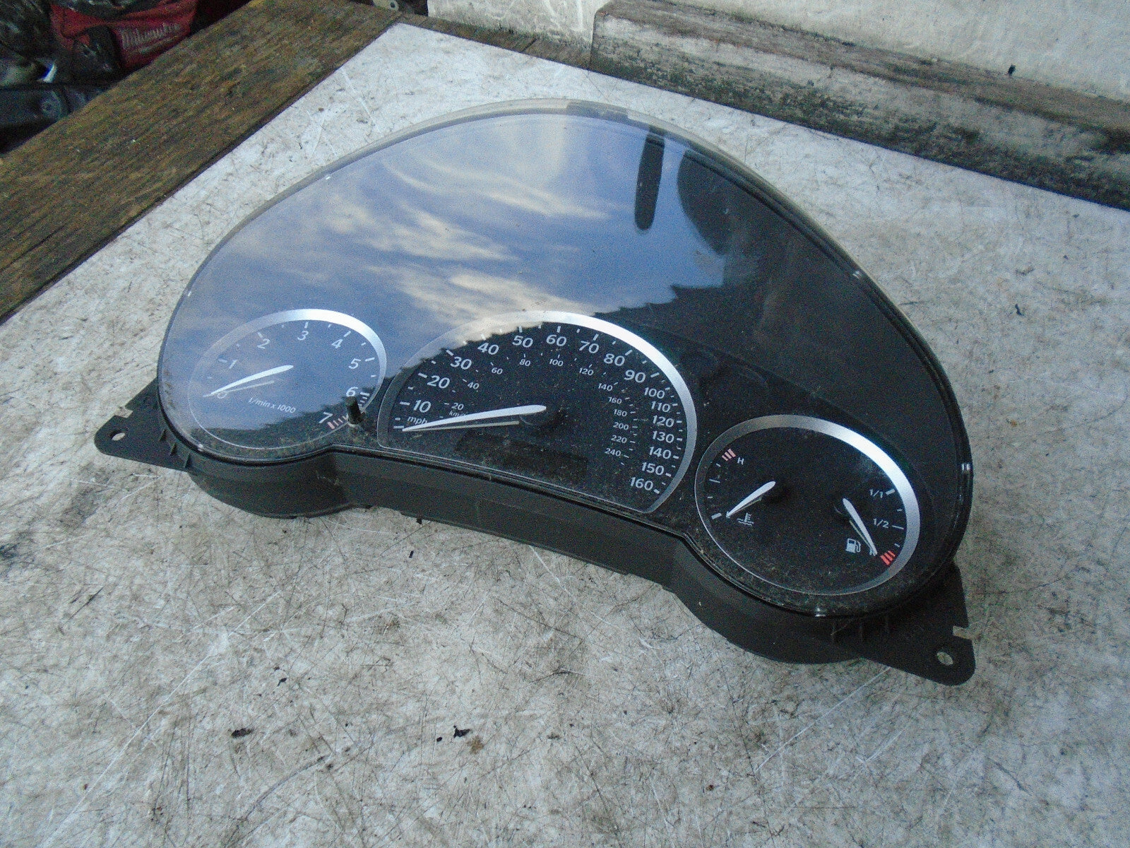 SAAB 93 9-3 2005 1.8 DIESEL SPEEDOMETER INSTRUMENT CLUSTER 12756235