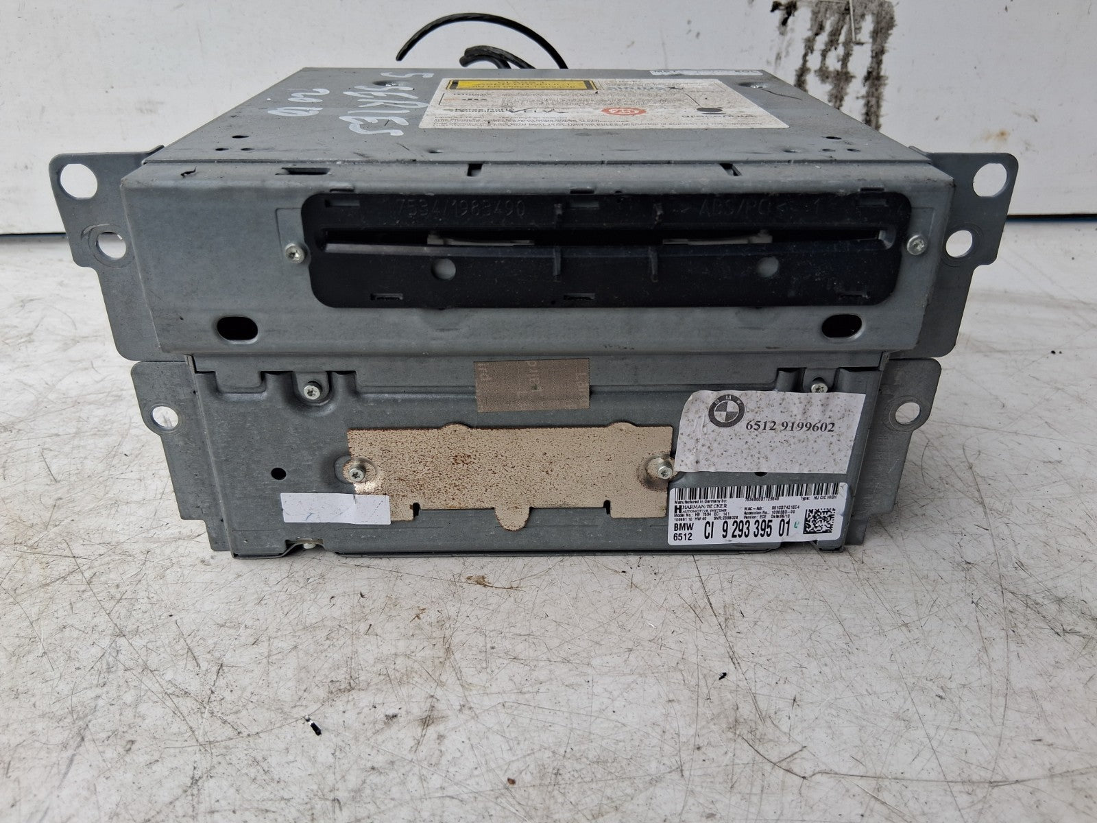 2010 BMW 5 SERIES F10 RADIO CD PLAYER STEREO HEAD UNIT 9293395
