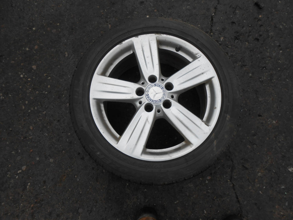 MERCEDES E CLASS W212 2016 5 SPOKE ALUMINIUM ALLOY WHEEL 245/45 R17 REF002