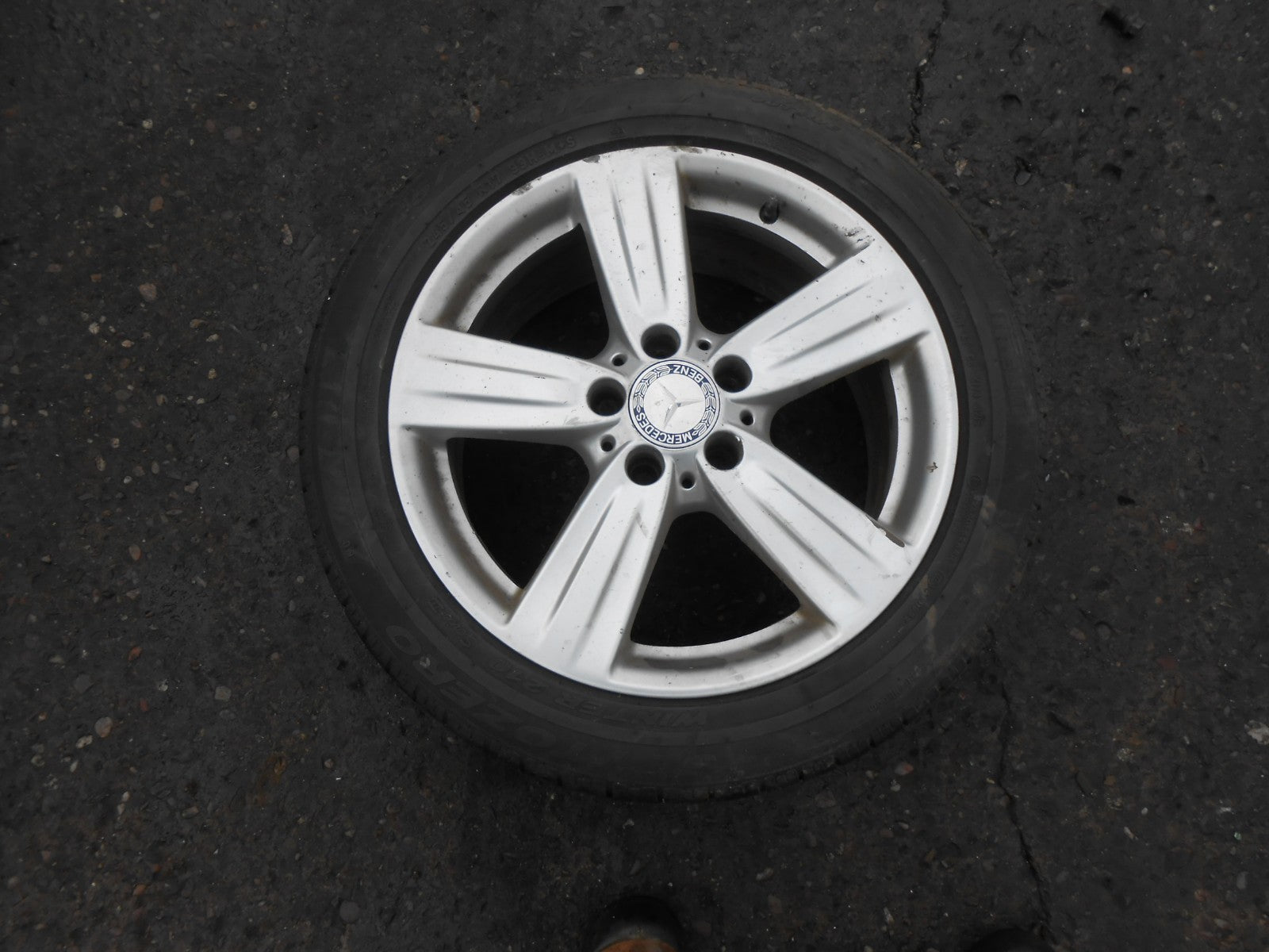 MERCEDES E CLASS W212 2016 5 SPOKE ALUMINIUM ALLOY WHEEL 245/45 R17 REF002