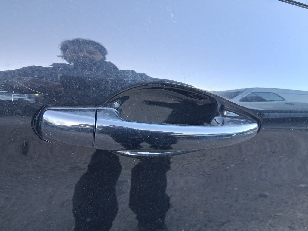 2014 PEUGEOT 208 OSR DRIVER SIDE REAR RIGHT COMPLETE DOOR PEARL BLACK KTV