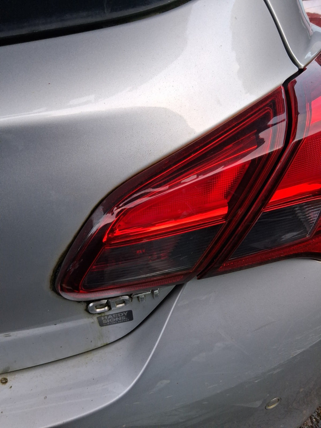 2018 VAUXHALL CORSA E 3 DOOR CORSA VAN OSR DRIVER SIDE REAR INNER TAIL LIGHT