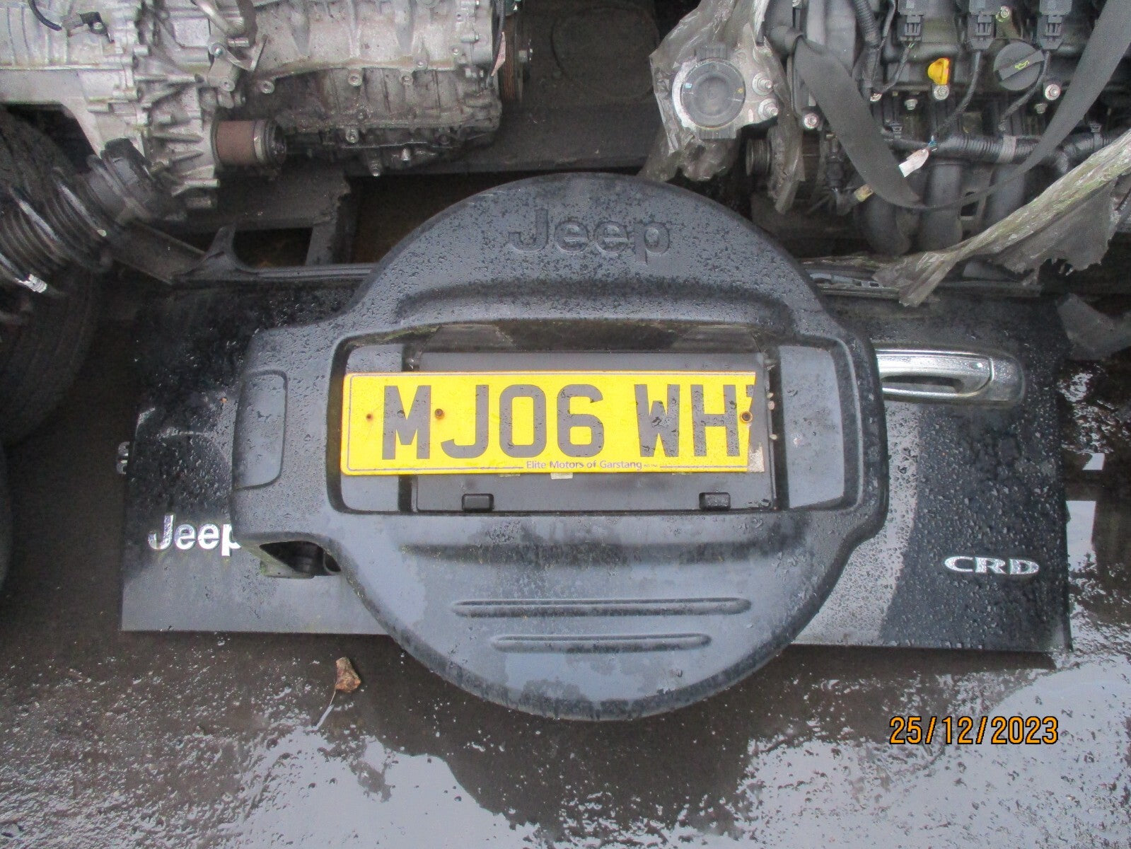 JEEP CHEROKEE MK3 2006 TAILGATE BOOTLID BLACK