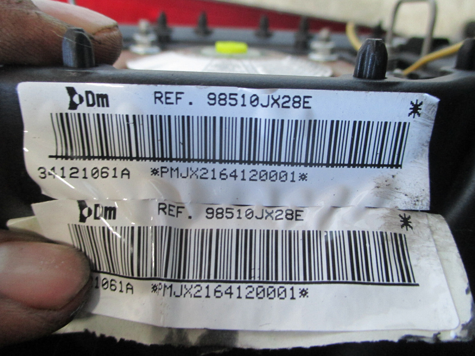 NISSAN NV200 2016 DRIVER STEERING WHEEL AIRBAG 98510JX28E