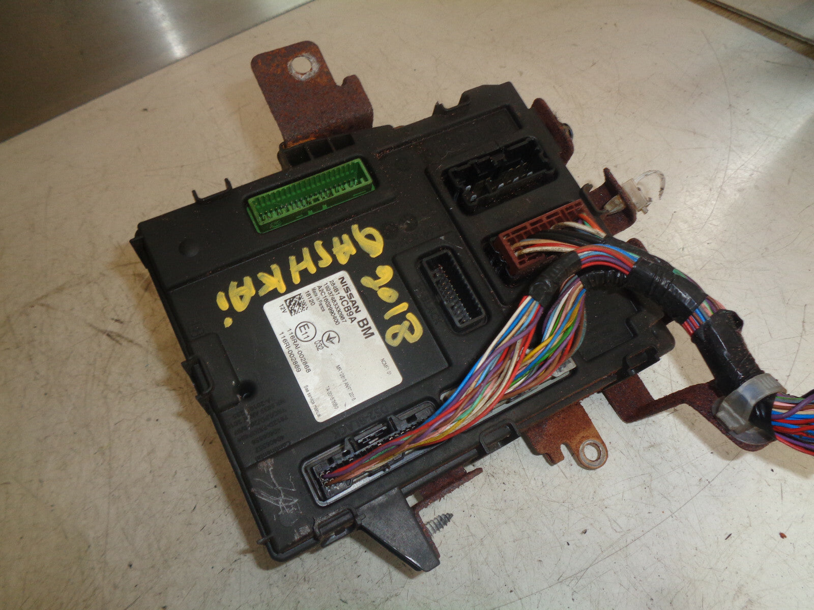NISSAN QASHQAI J11 MK2 2018 BCM BODY CONTROL MODULE 284B14CB9A