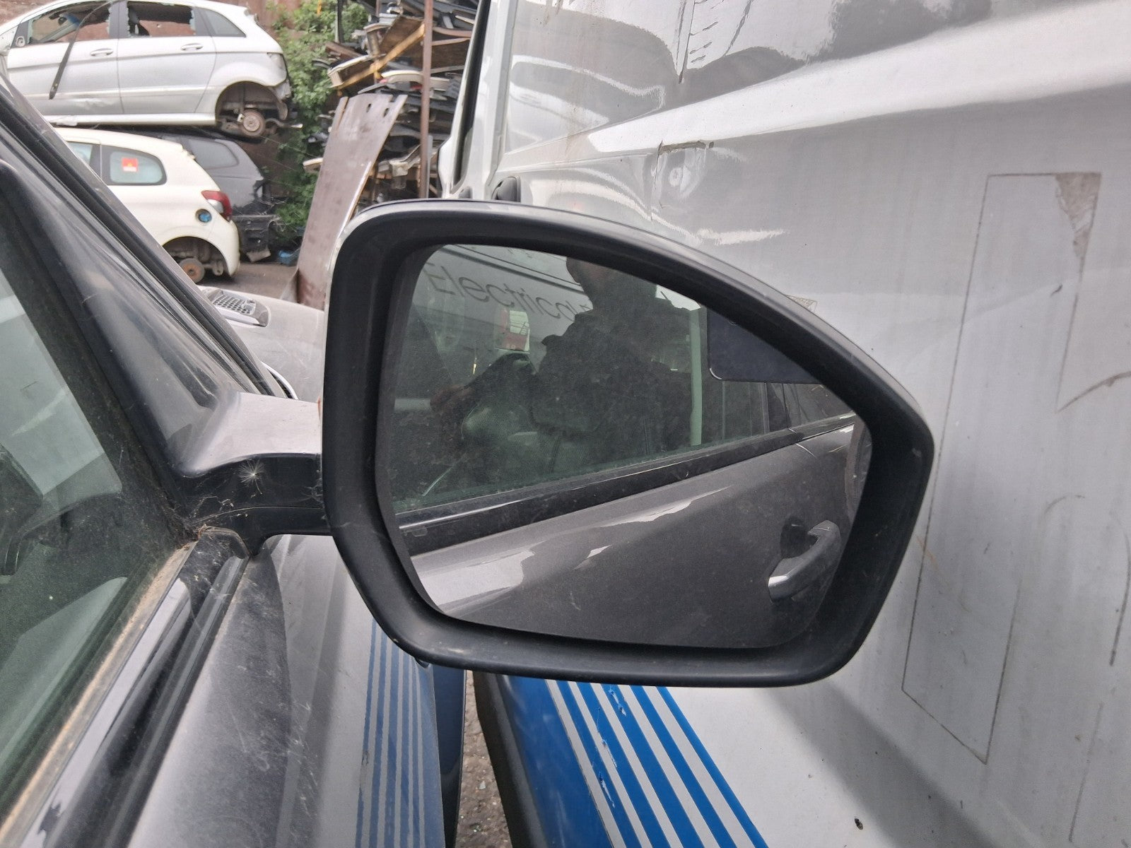 2016 RANGE ROVER EVOQUE L538 FACELIFT DRIVER SIDE FRONT MANUALFOLD WING MIRROR