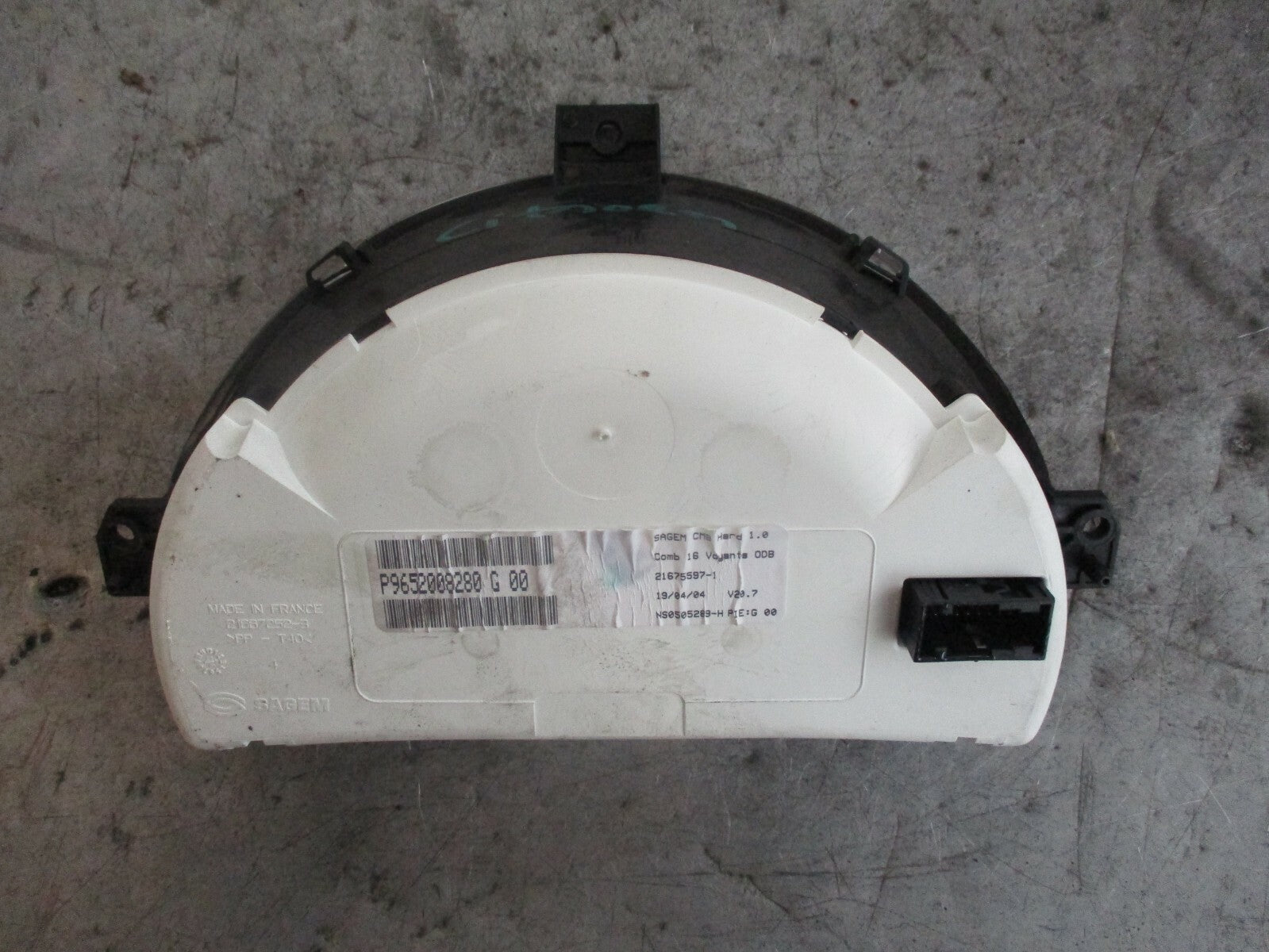 CITROEN C3 MK1 1.4 PETROL SPEEDO METER INSTRUMENT CLUSTER P9652008280 G 00