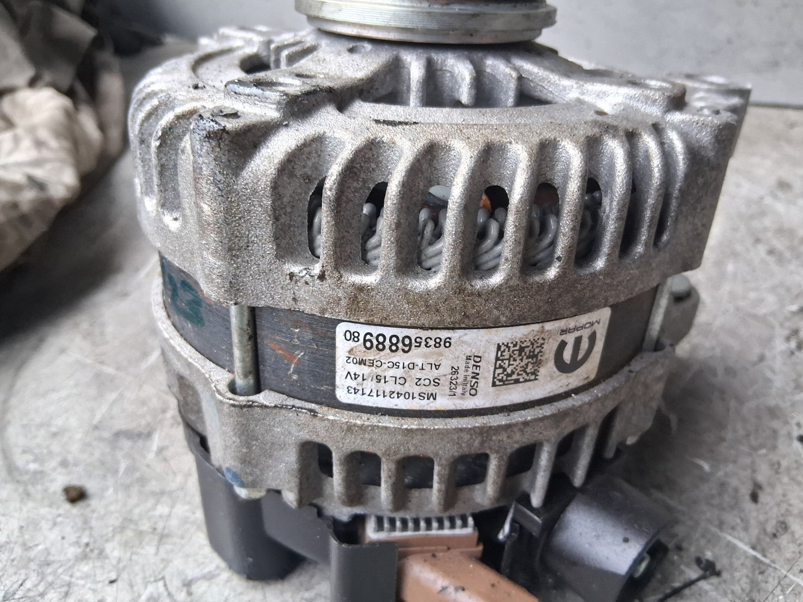CITROEN C4 MK3 2023 1.2 PETROL ALTERNATOR 9835688980