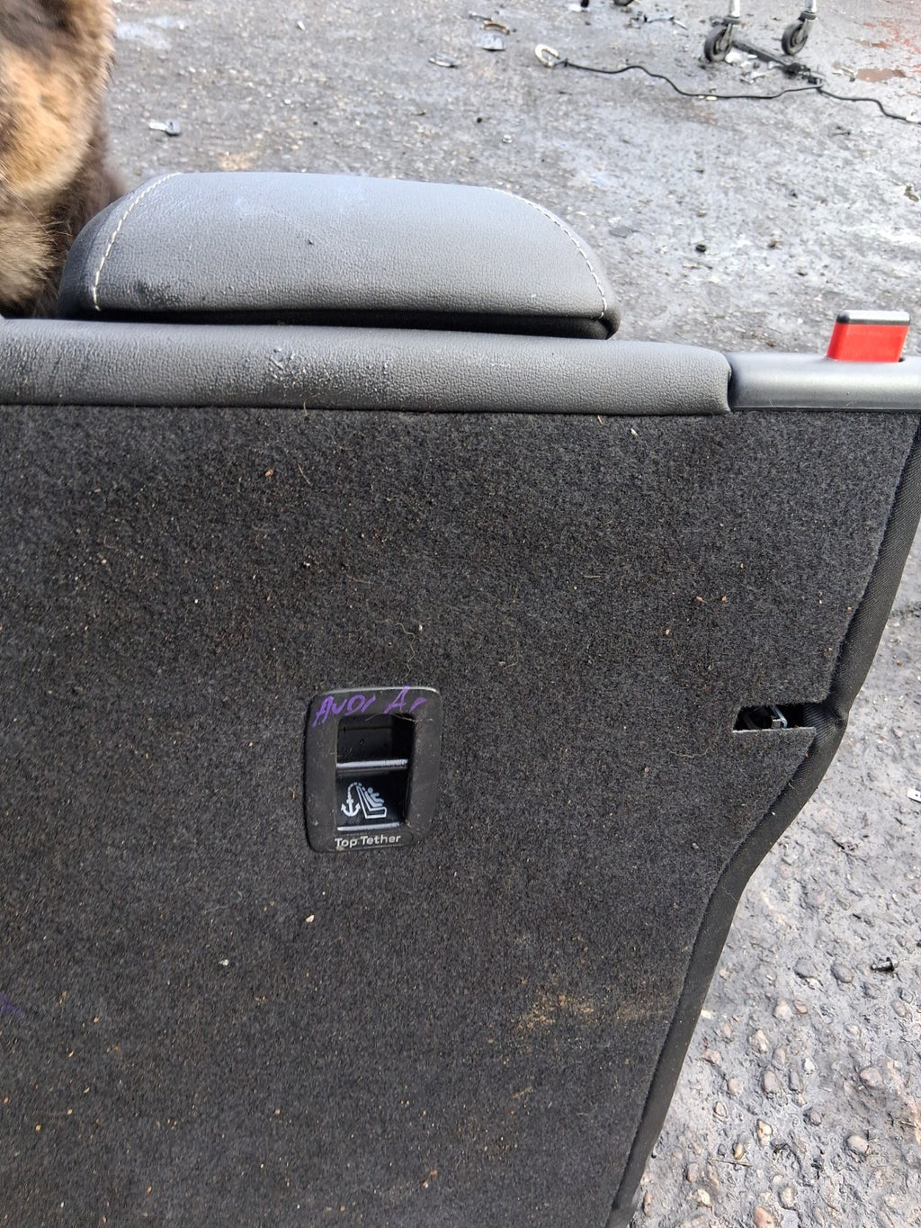 2024 AUDI A1 S LINE MK2 GB OSR DRIVER SIDE REAR RIGHT SEAT BENCH SEAT TOP ONLY
