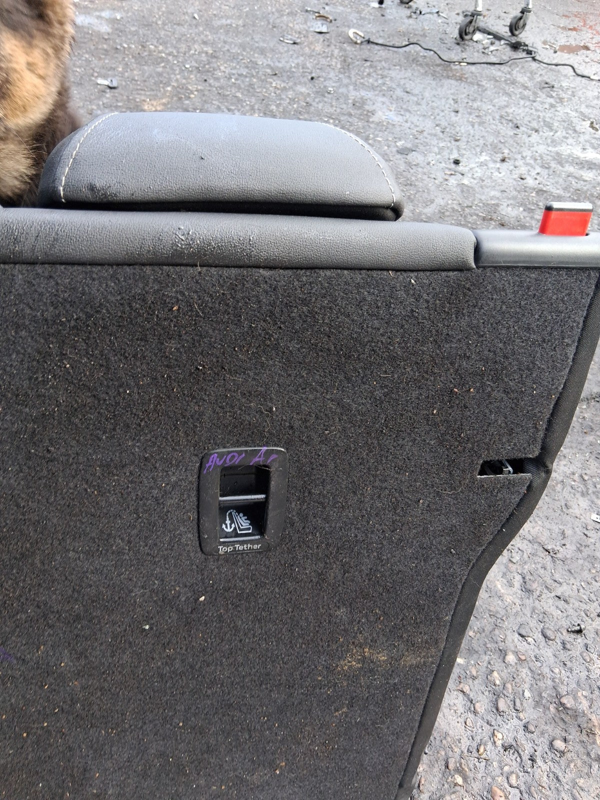 2024 AUDI A1 S LINE MK2 GB OSR DRIVER SIDE REAR RIGHT SEAT BENCH SEAT TOP ONLY