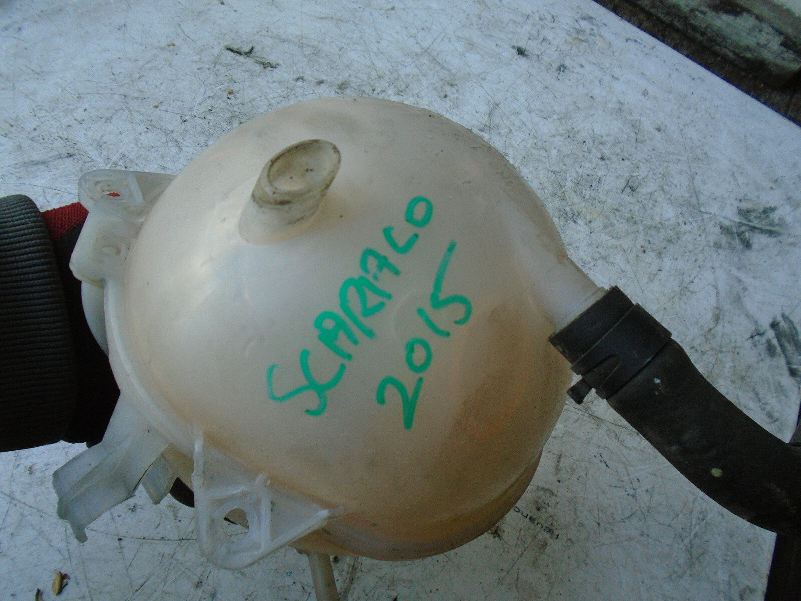VW VOLKSWAGEN SCIROCCO 2015 COOLANT EXPANSION OVERFLOW TANK 1K012407A
