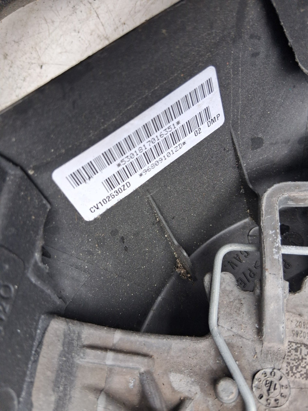 2018 CITROEN BERLINGO MK2 STEERING WHEEL 96809101ZD