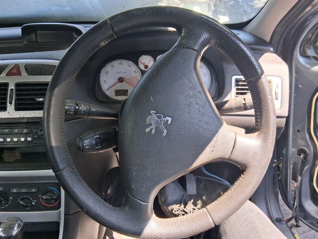 2006 PEUGEOT 307 STEERING WHEEL BLACK