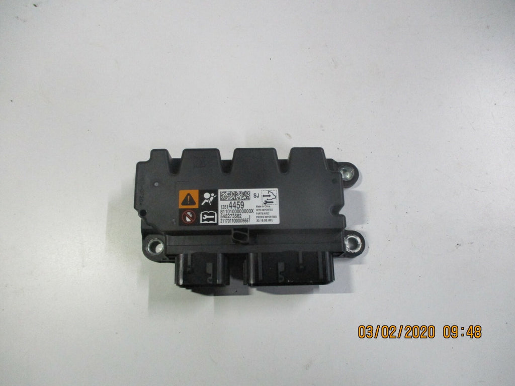 VAUXHALL VIVA 2017 AIRBAG AIR BAG SENSOR CONTROL MODULE UNIT 13514459 545273562