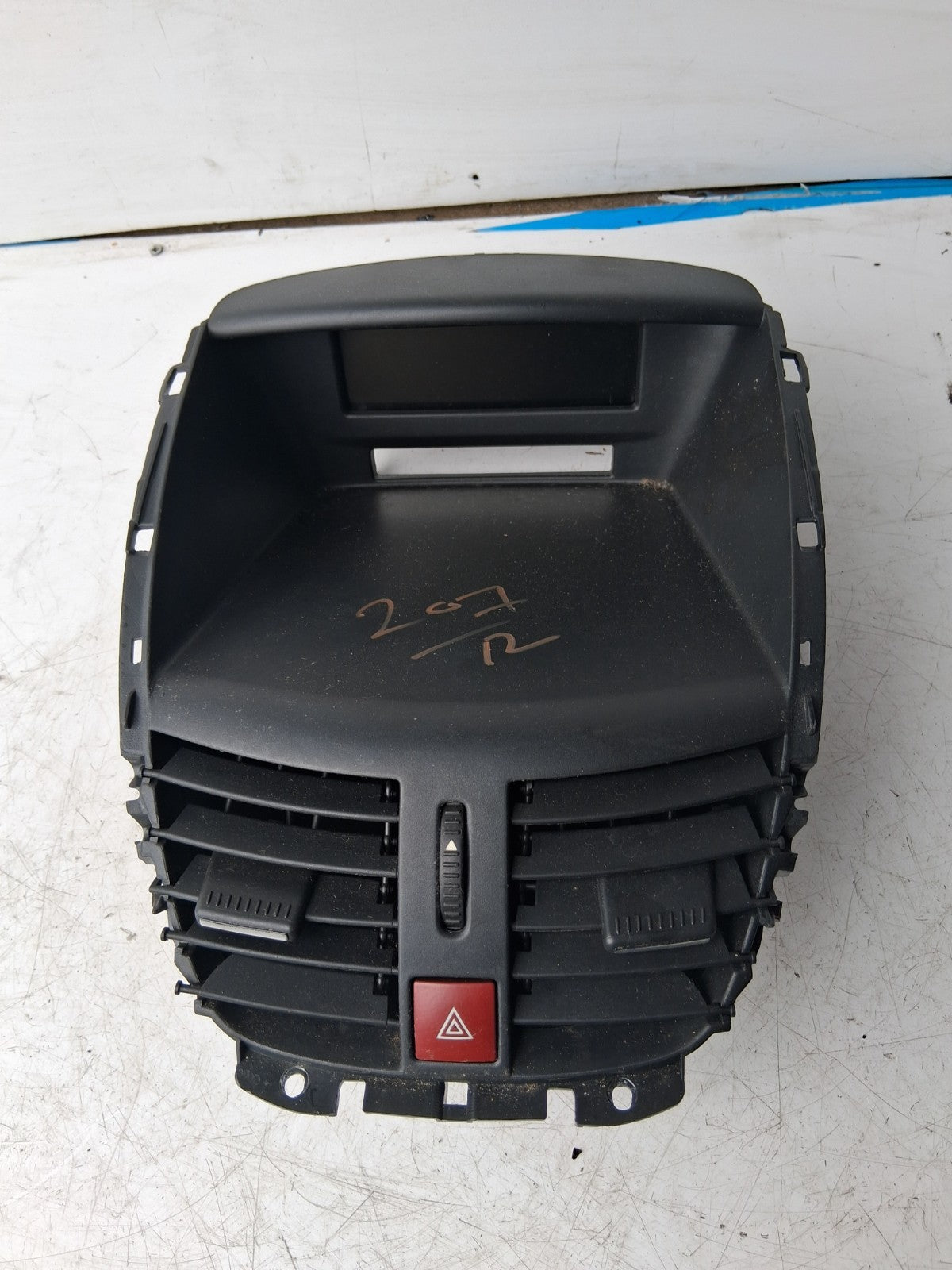 2012 PEUGOET 207 CENTRE DASHBOARD & AIR VENT 96724726ZD