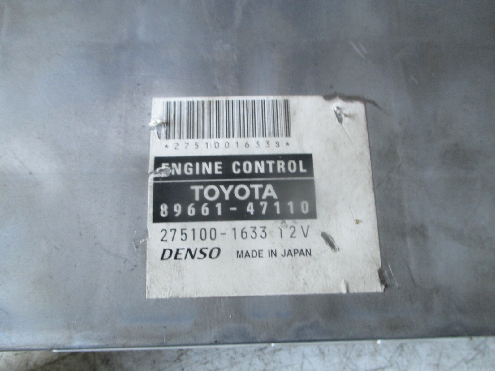 TOYOTA PRIUS 2005 XW20 ENGINE CONTROL MODULE 8966147110