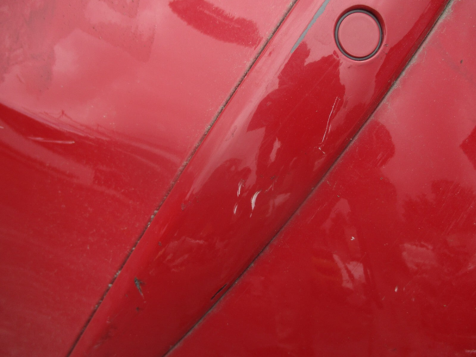 2009 BMW 1 SERIES E82 118D HATCHBACK REAR COMPLETE BUMPER & PDC SENSOR RED A61