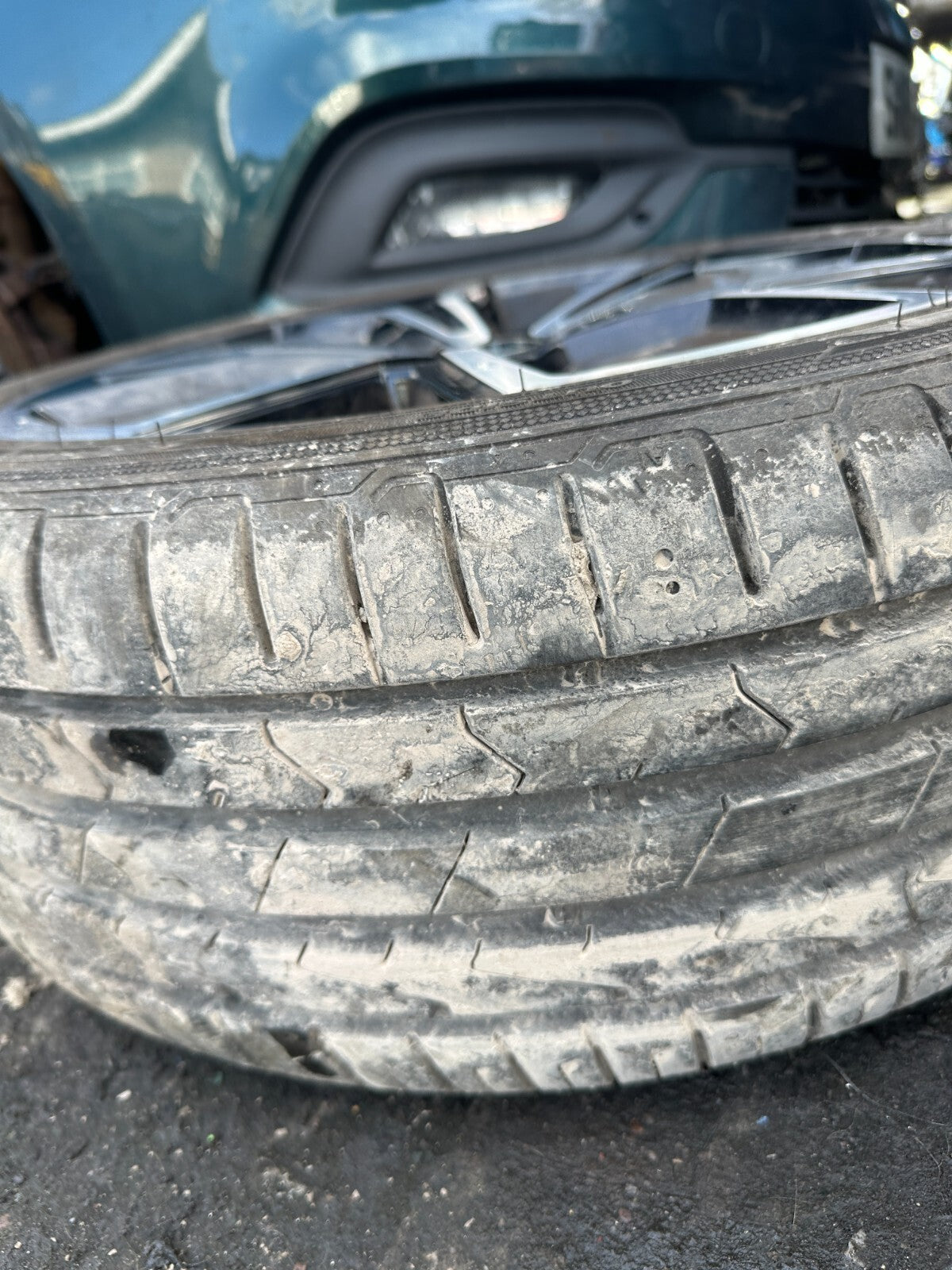 2023 VOLKSWAGEN T CROSS 18 INCH SET OF FOUR ALLOY WHEELS TYRE DIAMOND 215/45R18