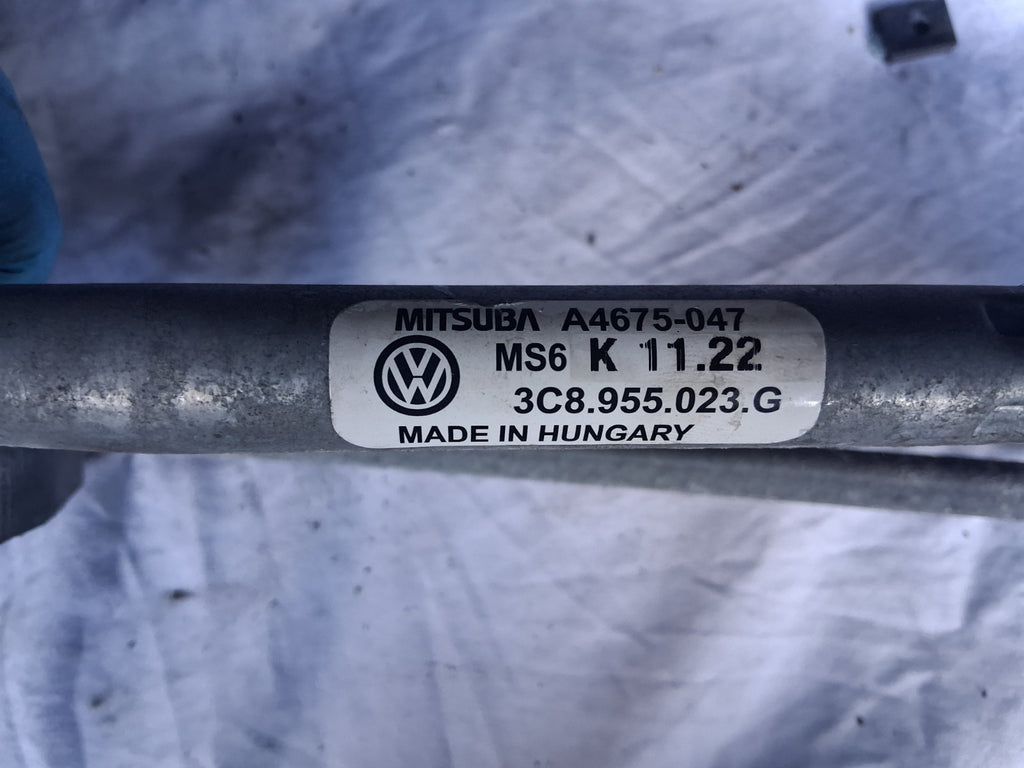 2012 VW VOLKSWAGEN PASSAT CC WINDSCREEN WIPER MOTOR LINKAGES 3C8955023G