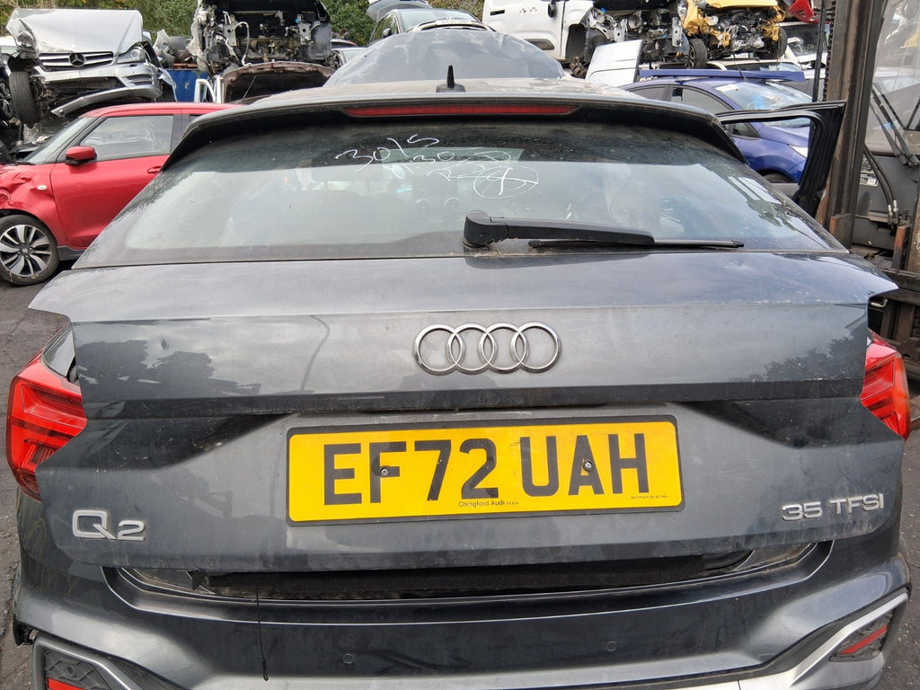 2022 AUDI Q2 S LINE MK1 COMPLETE BOOTLID TAILGATE DAYTONA GREY GA5P