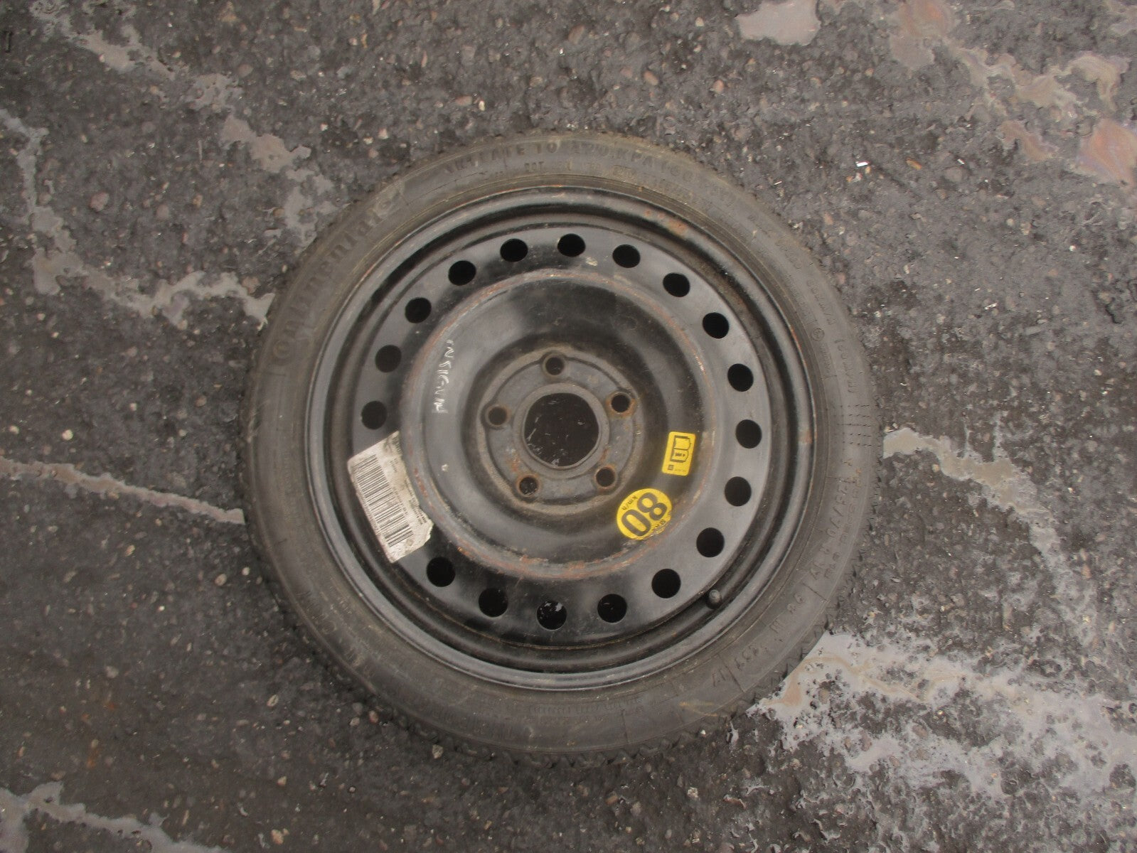 2013 VAUXHALL INSIGNIA MK1 17 INCH SPACESAVER WHEEL WITH TYRE 125/70R17
