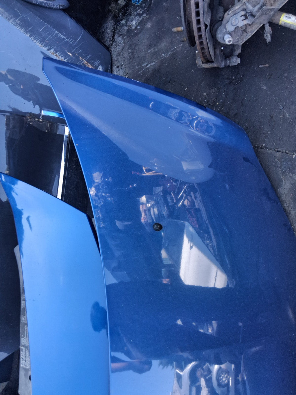 2008 RENAULT CLIO MK3 FRONT BONNET HOOD PANEL BLUE