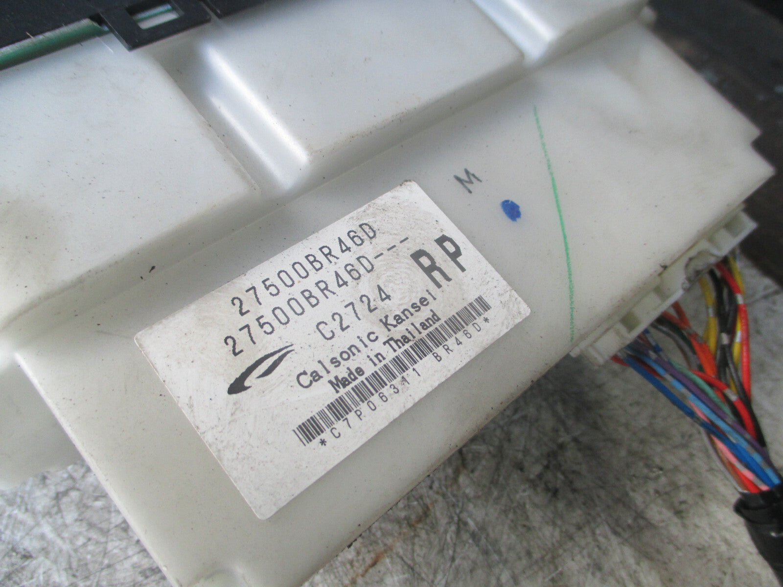 NISSAN QASHQAI 2012 J10 HEATER AC CLIMATE CONTROL SWITCH PANEL 27500BR46D