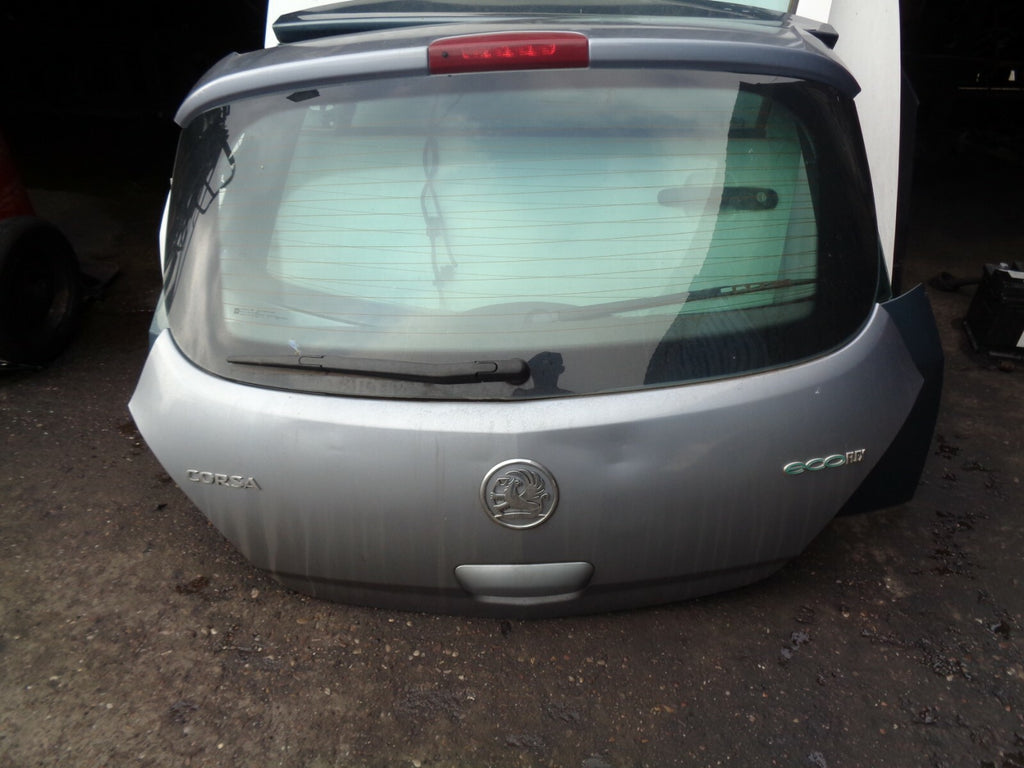 VAUXHALL CORSA D 2008 REAR COMPLETE TAILGATE SILVER