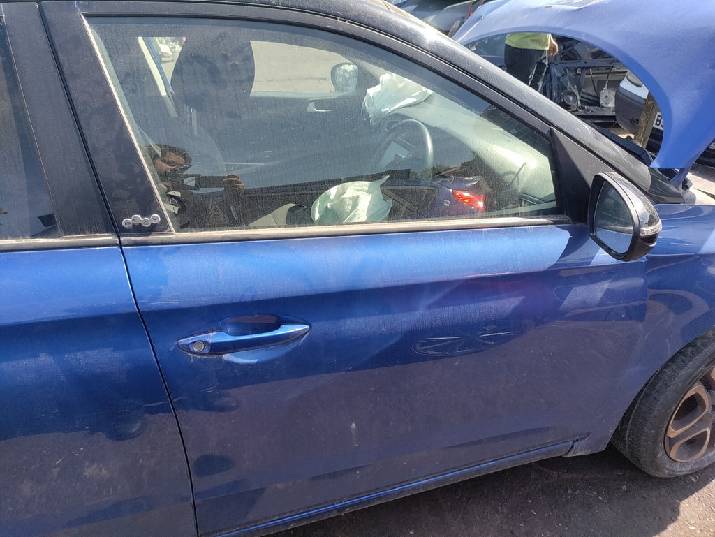 2019 HYUNDAI I20 FACELIFT OSF DRIVER FRONT BARE DOOR CHAMPION BLUE PEARL U24