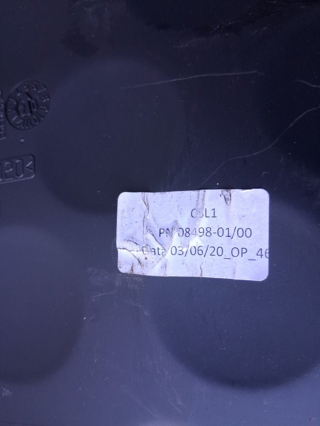2021 PEUGEOT BOXER MK3 UNDER SEAT TRAY 0849801