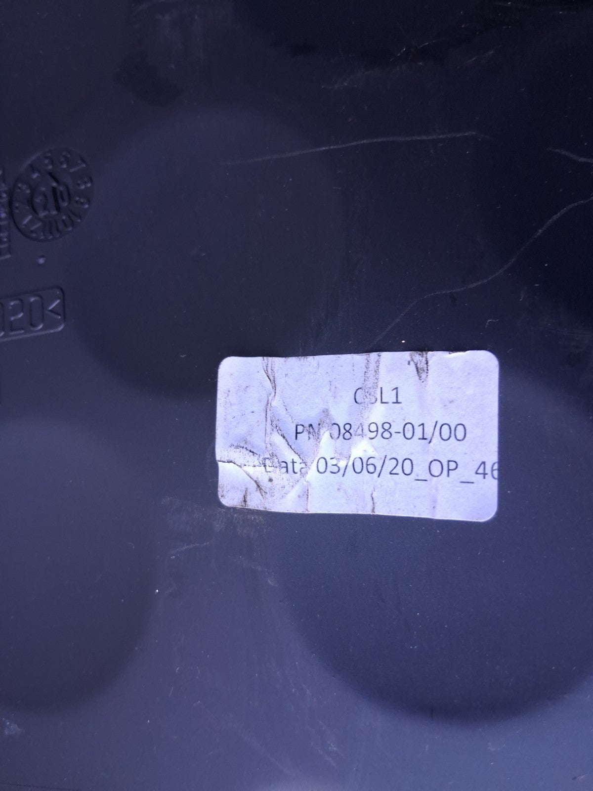 2021 PEUGEOT BOXER MK3 UNDER SEAT TRAY 0849801