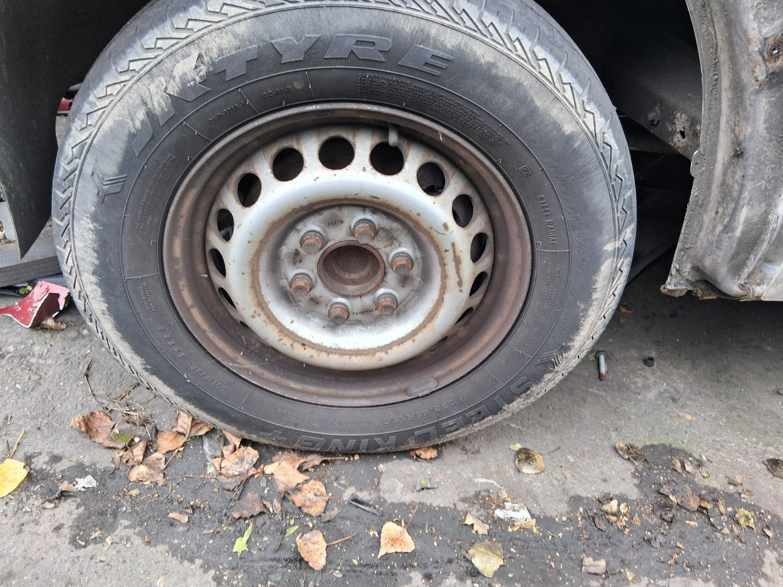 2016 MERCEDES SPRINTER MK2 W906 16 INCH STEEL WHEEL WITH TYRE 235/65R16