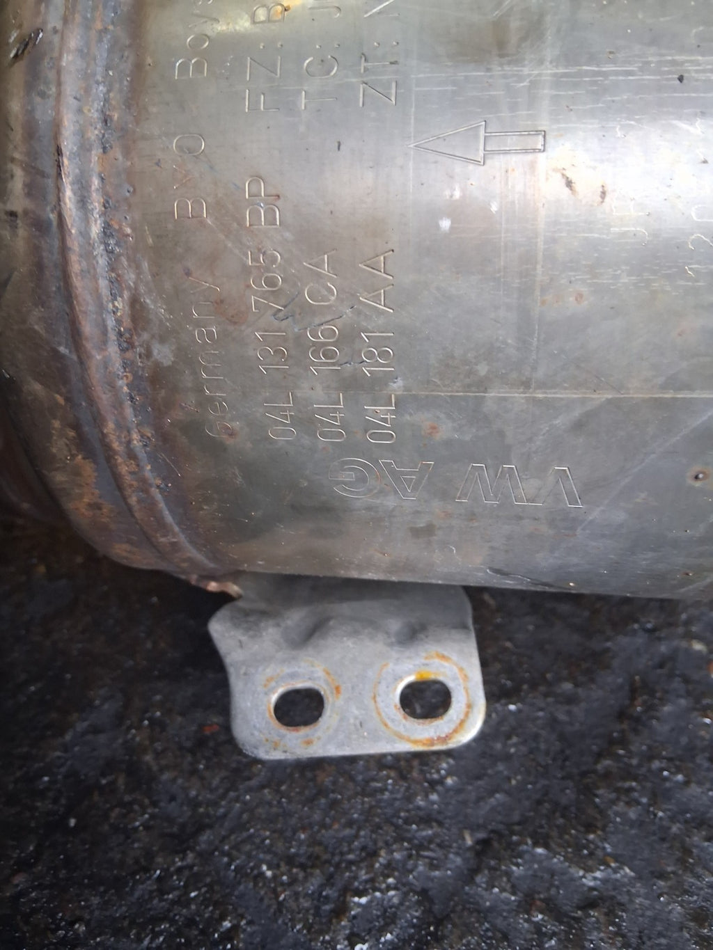 2017 AUDI A6 C7 2.0 DIESEL DPF CATALYTIC CONVERTER 04L131765BP