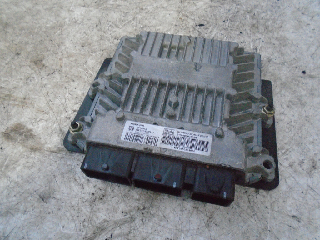 PEUGEOT 307 CC 2007 2.0 DIESEL ECU ENGINE CONTROL MODULE UNIT 9663607380