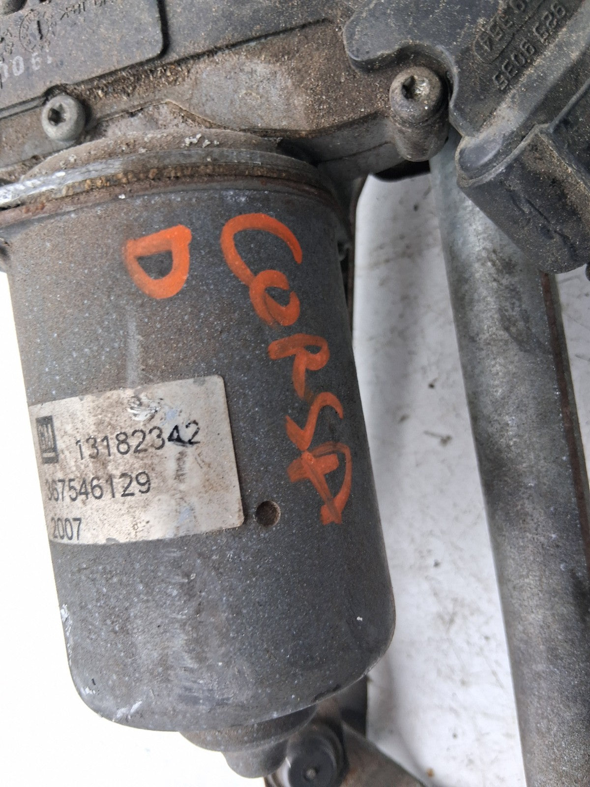 2012 VAUXHALL CORSA D FRONT WIPER MOTOR AND LINKAGE 40506812V
