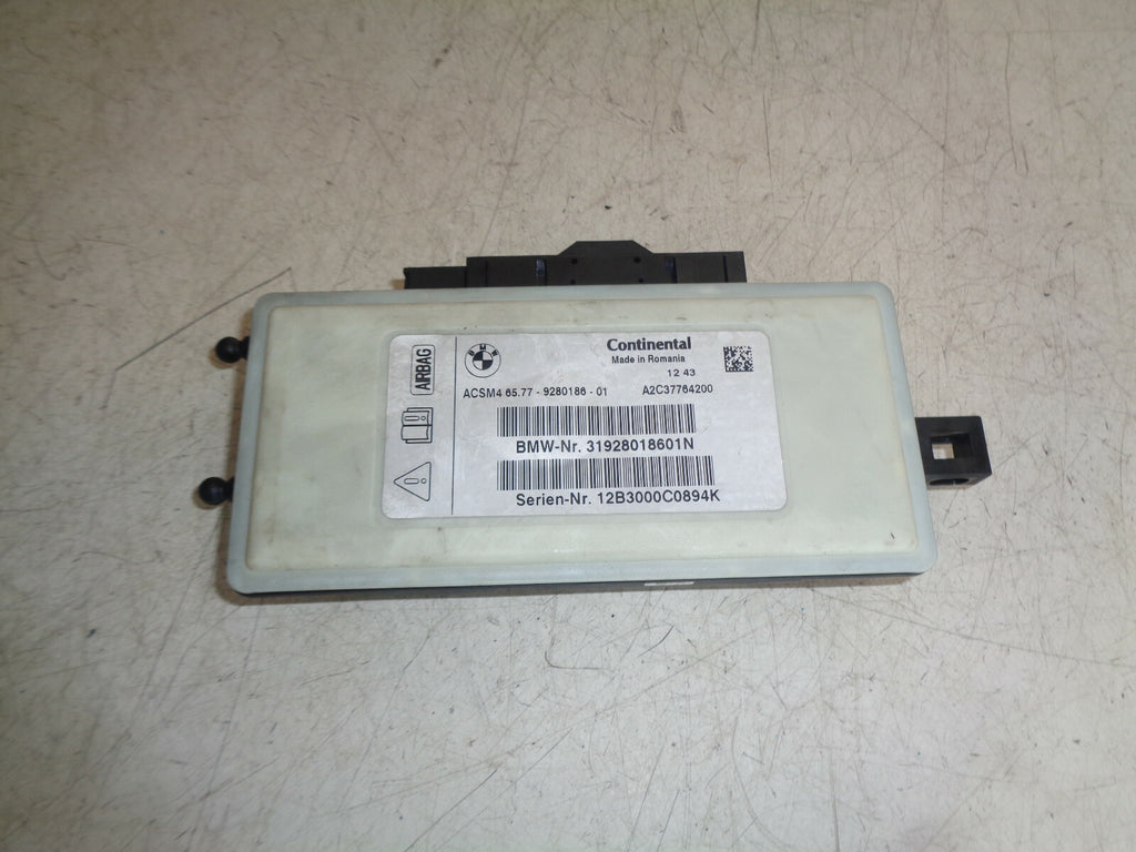 BMW 5 SERIES F10 2012 2.0 DIESEL SAFETY BAG CONTROL MODULE ECU UNIT 9280186