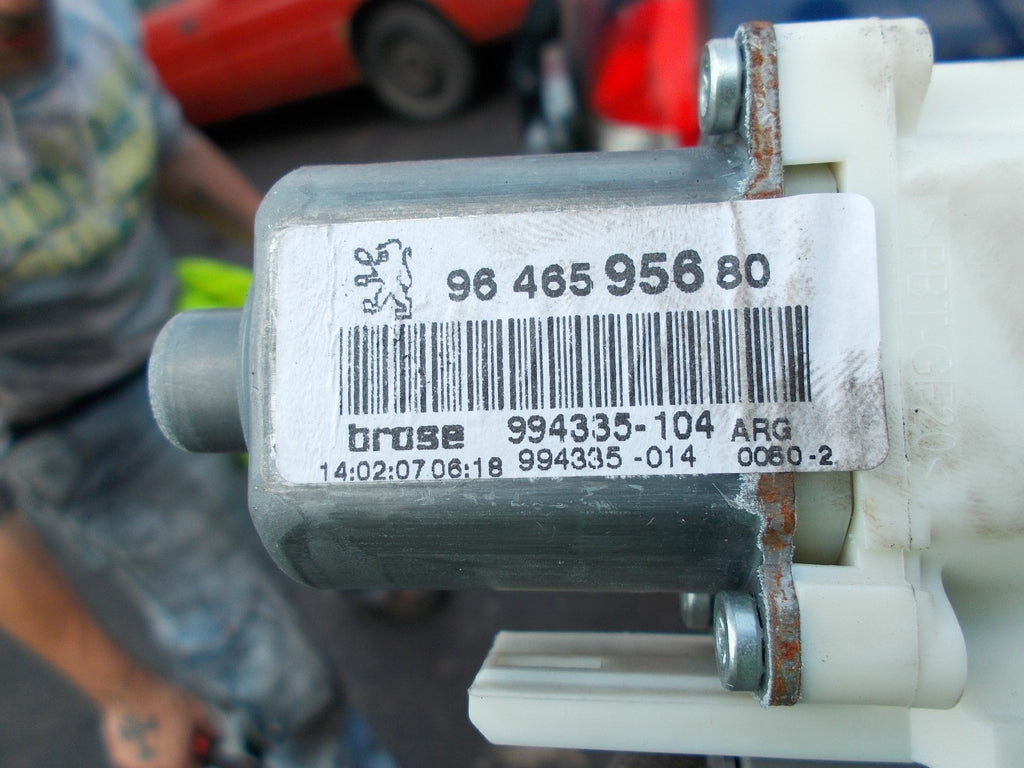 2007 PEUGEOT 407 SW ESTATE NSR PASSENGER SIDE REAR WINDOW MOTOR 9646595680