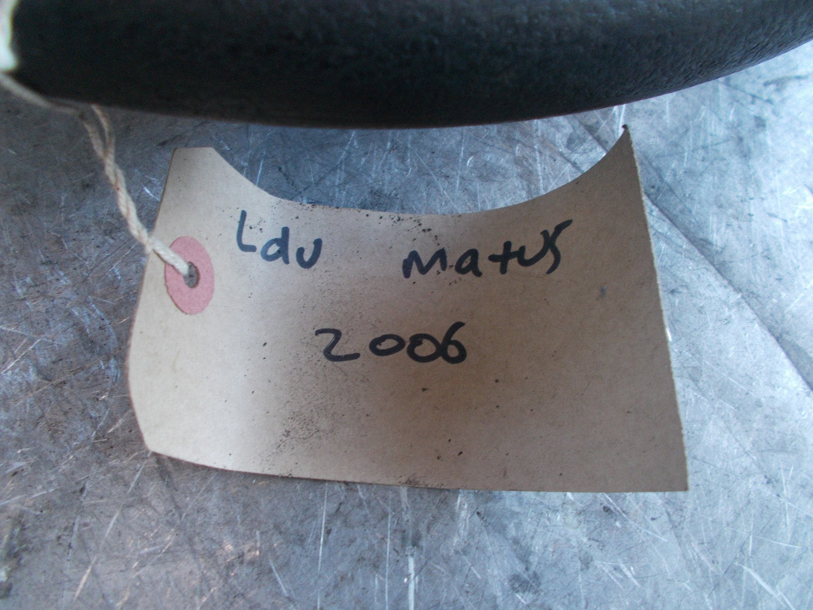 LDV MAXUS 2006 STEERING WHEEL BLACK WITH AIRBAG