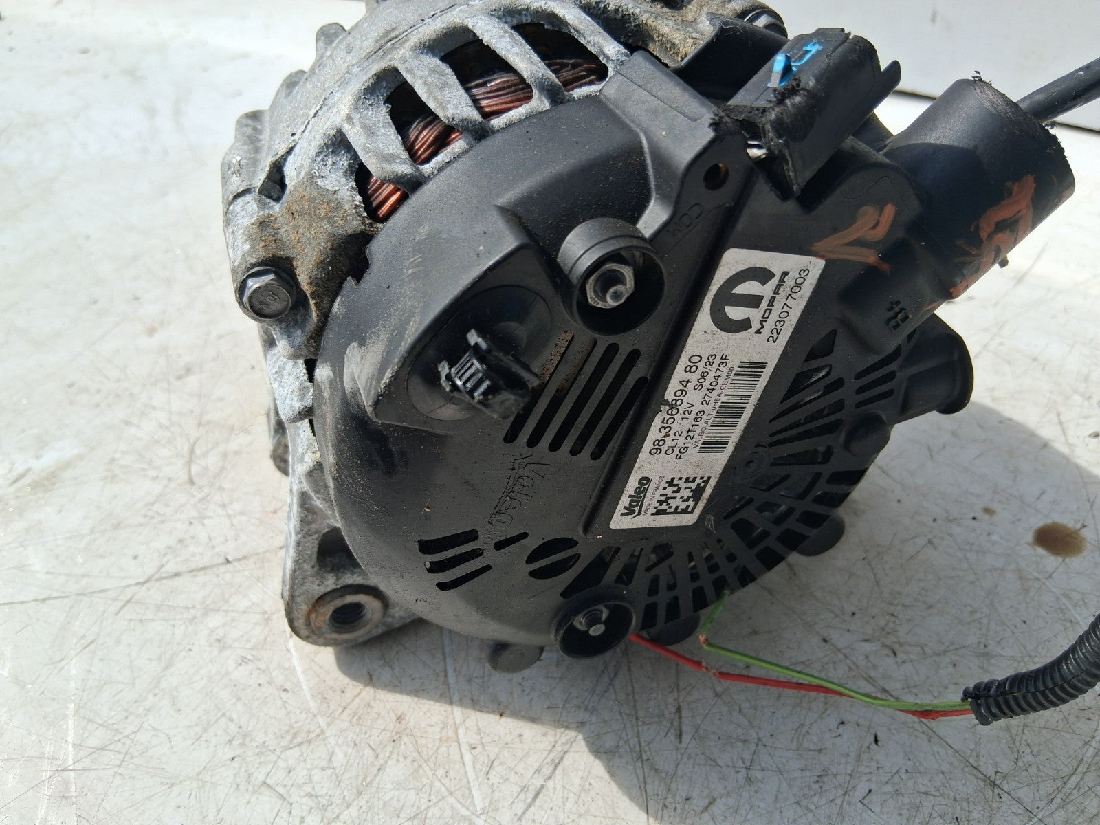 2021 PEUGEOT 208 1.2 PETROL ALTERNATOR 9835689480