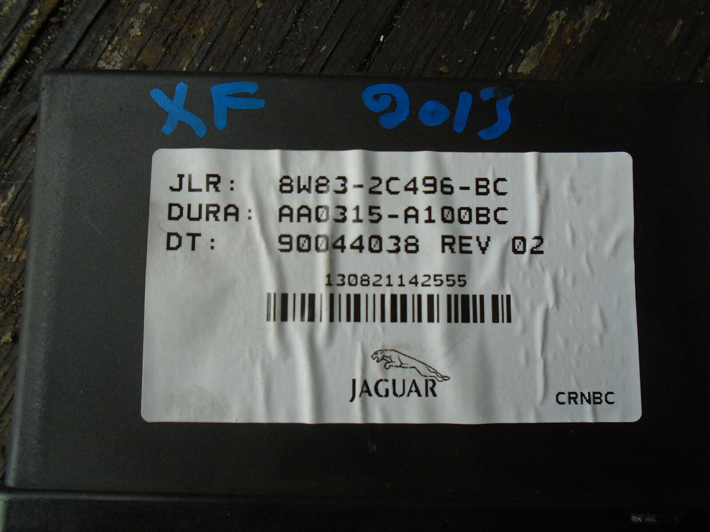 JAGUAR XF FACELIFT 2013 PARKING BRAKE MODULE ECU 8W832C496BC