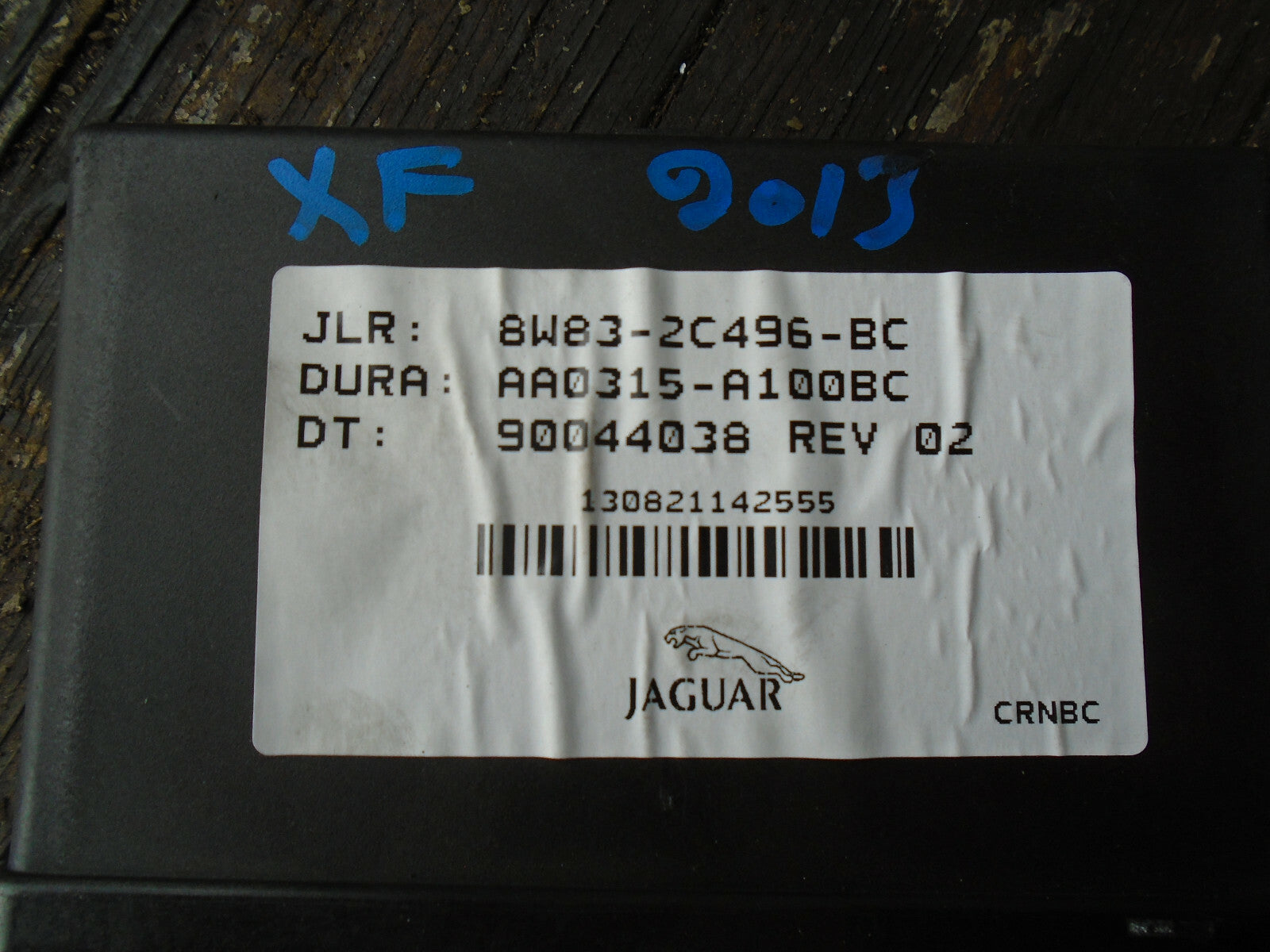 JAGUAR XF FACELIFT 2013 PARKING BRAKE MODULE ECU 8W832C496BC