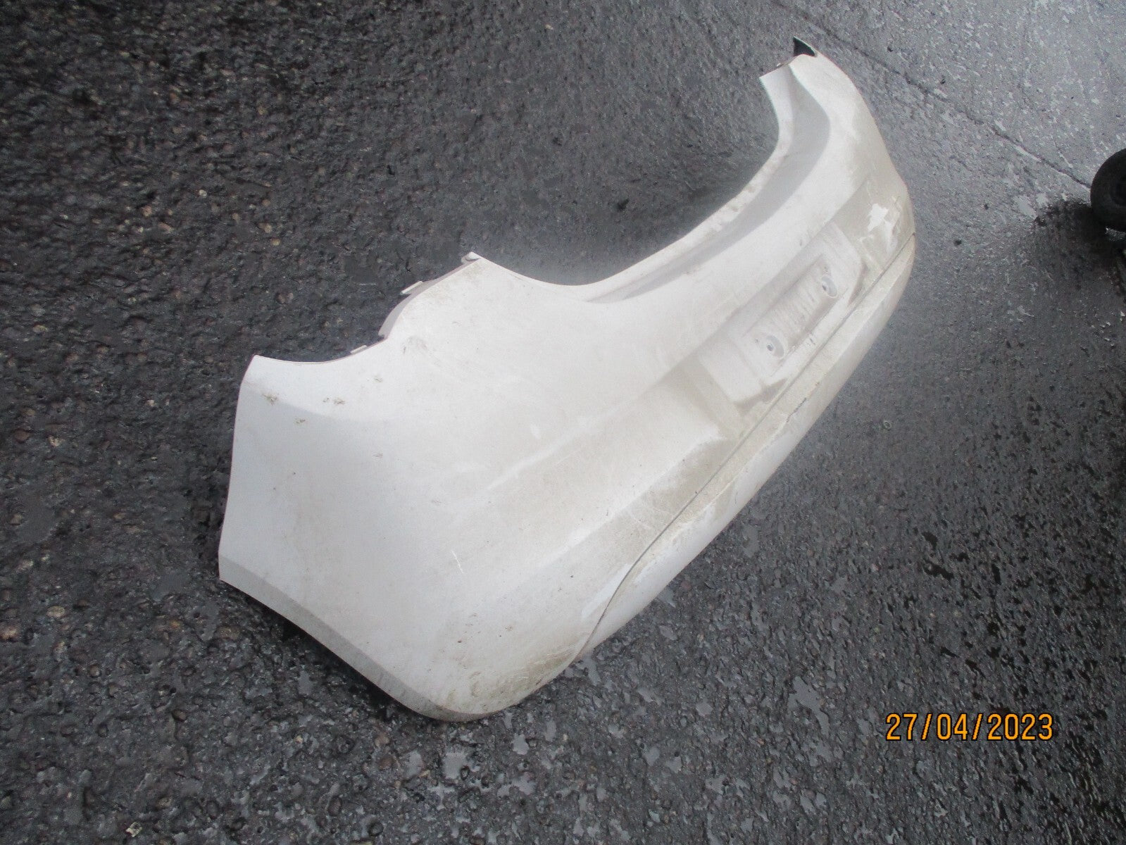 VAUXHALL CORSA E 2018 3 DOOR REAR COMPLETE BUMPER WHITE