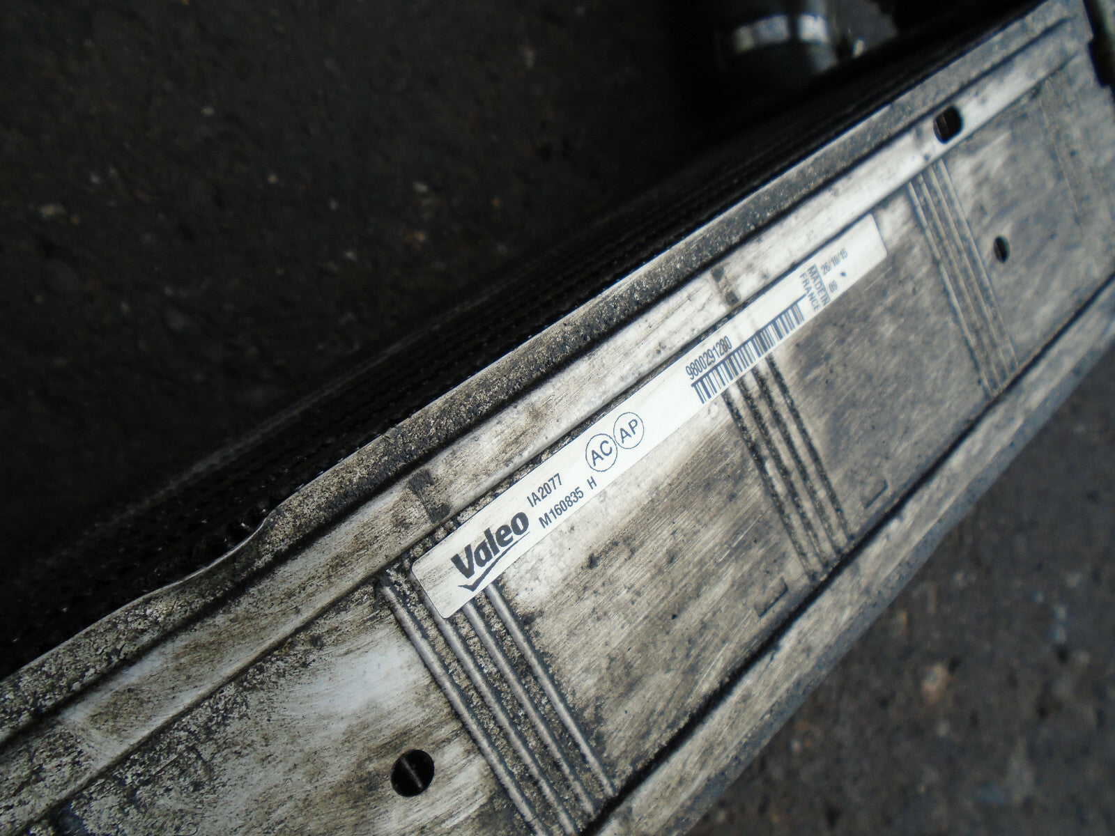 PEUGEOT 5008 2013 1.6 DIESEL HDI INTERCOOLER 9800291280