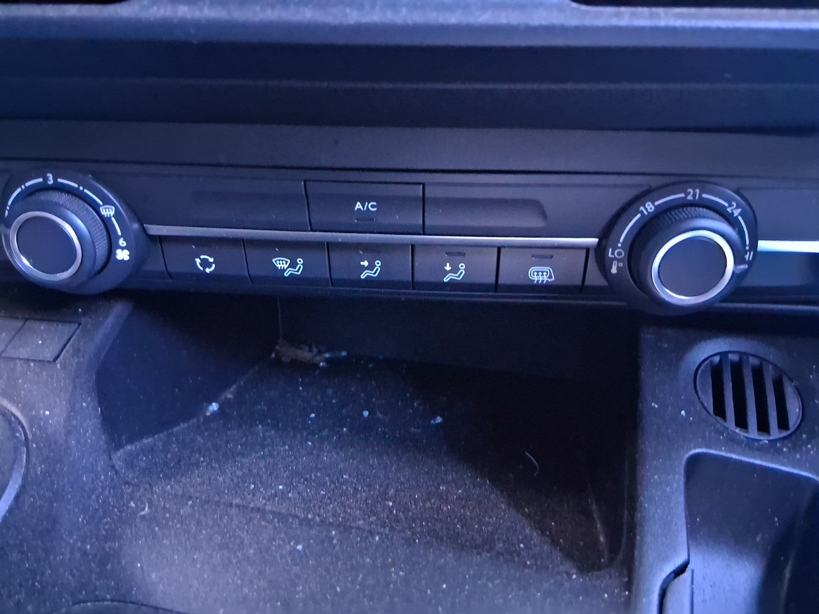 2024 VAUXHALL COMBO E K9 AC HEATER CLIMATE CONTROL SWITCH PANEL