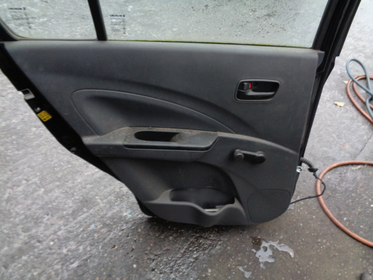 SUZUKI CELERIO 2018 REAR PASSENGER NEAR SIDE DOOR BLACK NSR