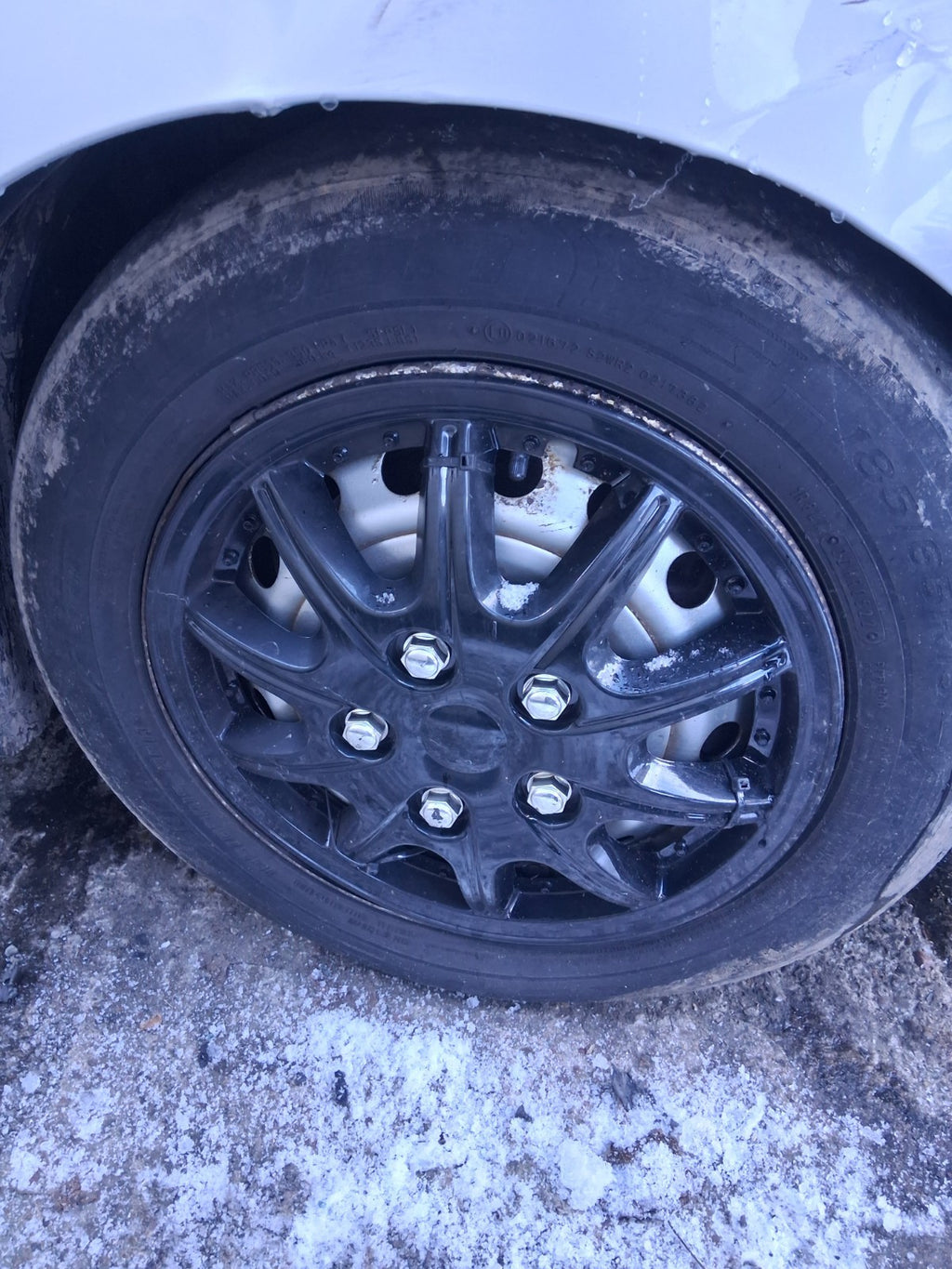 2015 VAUXHALL COMBO D 15 INCH STEEL WHEEL WITH TYRE 185/65R15