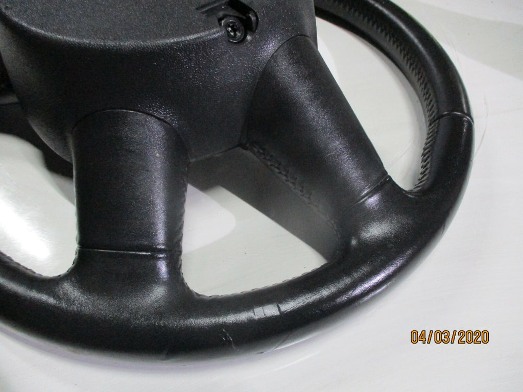 AUDI A6 C6 2008 4 SPOKE MULTI FUNCTION MODE LEATHER STEERING WHEEL 4F0419091DB